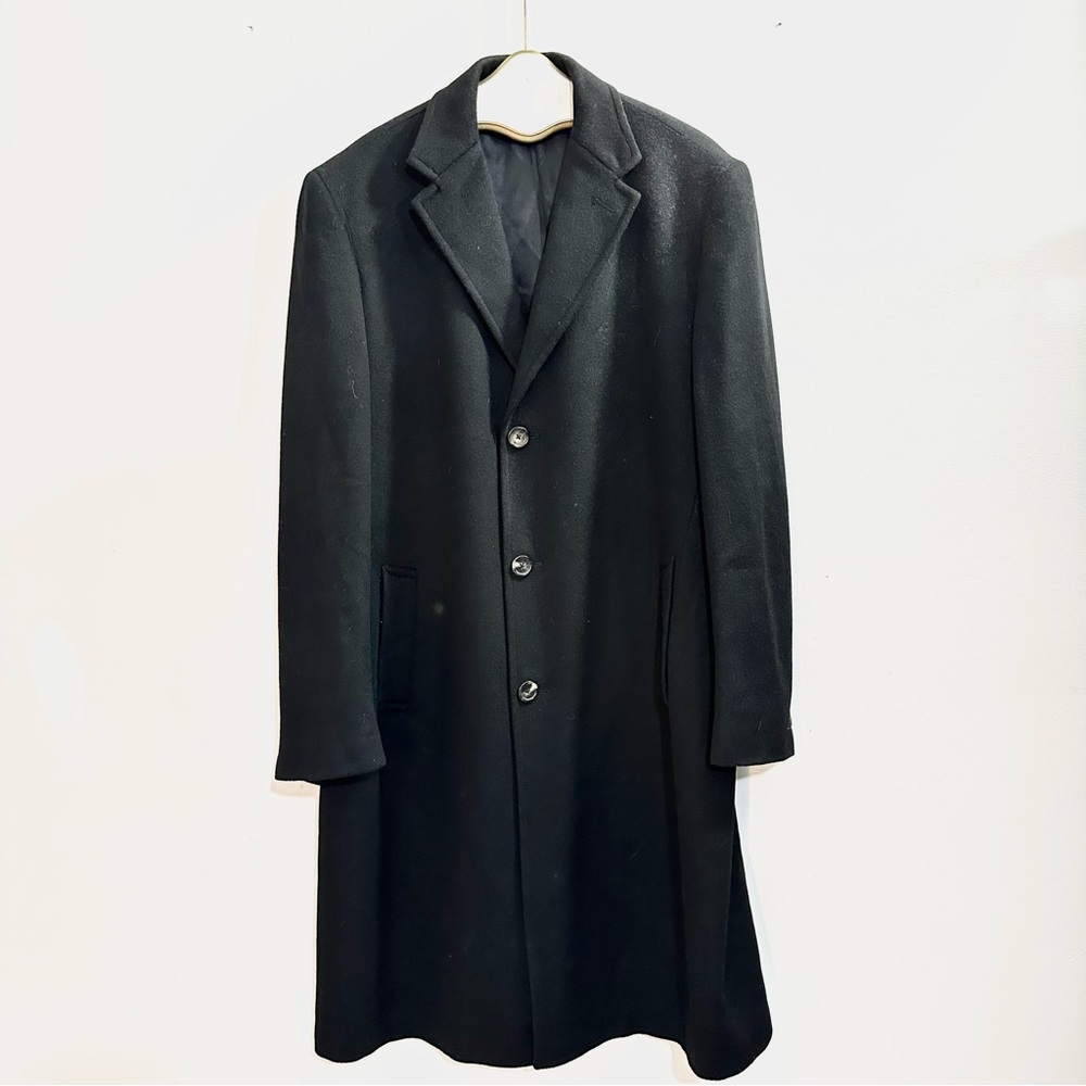 Black Brown 1826 Cashmere coat 44R